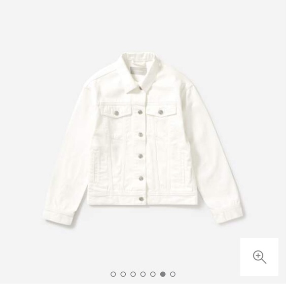 Jackets & Blazers - Everlane White Denim Jacket